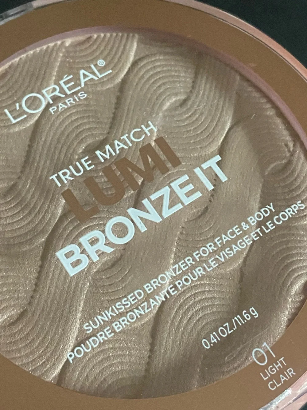 Loreal Paris True Match LUMI Bronze It Sunkissed Glow Bronzer # 01 Light Clair